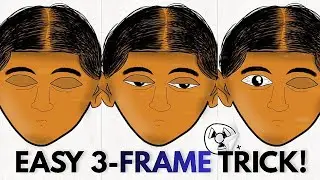 How to Animate Blinking Eyes | FlipaClip Animation Tutorial for Beginners