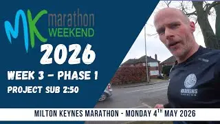 Marathon Training Week 3 | Sub 2:50 Training | Weekly Training Update| 