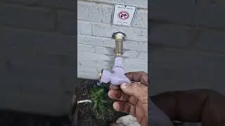Recycled water adapter explained Rear Tap off wall