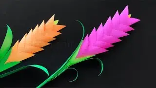Оригами цветов из бумаги