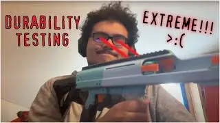 BATTLE AXE Nerf Shell Fed Pump Shotty - Durability Testing (10 minutes of testing) #Nerf #3dPrinting