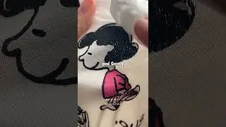 👕 Лайфхак для печати на футболках ✨ Исправьте треснувший рисунок ацетоном! 😱