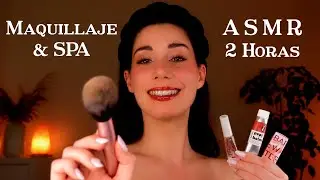 ASMR 2 HORAS 💗💄 TE MAQUILLO & SPA HASTA QUE TE DUERMAS 💤 Roleplay en Español Atención Personal