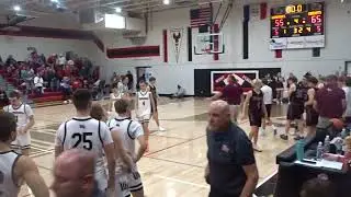 THE NEWMAN CATHOLIC KNIGHTS BEAT THE WEST FORK WARHAWKS, 65 TO 55!!