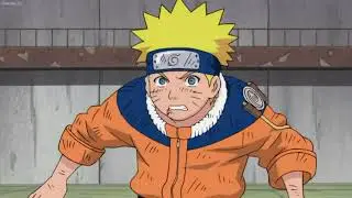 Naruto Vs Kiba - Chunin exam battle (English dub)