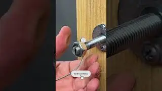 Craftsman shows a neat tension hack with wire and a bolt  #diy