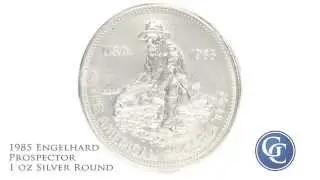 1985 Engelhard Prospector 1 oz Silver Round
