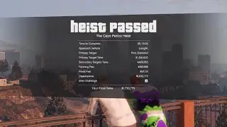 GTA V Drunk Cayo Perico New Route LOL Solo Elite 1.7 mil