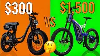 Cheap vs Expensive E-Bike ($300 vs $1,500) &mdash; Shocking Results