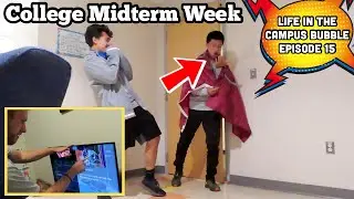 College Soccer Player Midterm Week & Broken TV: Life In The Campus Bubble Ep.15