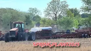 CASE IH STIEGER 275 TRACTOR PLANTING SOYBEANS WITH CASE IH EARLY RISER PLANTER