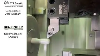 Keramik Hartdrehen H&auml;rte 1300 HV - auf einer Benzinger Drehmaschine