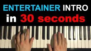 Learn how to play this Awesome Classic Ragtime Intro in 30 seconds