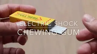 Electric shocker chewing gum
