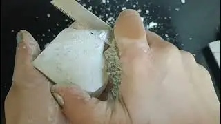 Wet soak slate cleaning #satisfying #relax #asmrsounds #asmr #oddlysatisfying