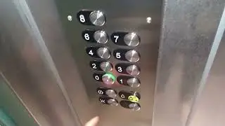 Ascenseur OTIS (Modernisé par AMS Ascenseurs) @ Résidence Les Matagots i19, La Ciotat, France. (2/2)