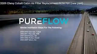 2009 Chevy Cobalt Cabin Air Filter Replacement - PC5676X: Breathe Easier in Your Cobalt!