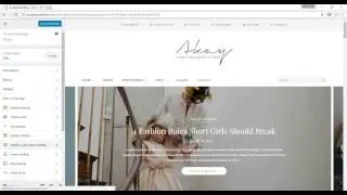 Akay Blog - Setup Menu
