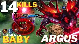 Top 1 Global Argus New Meta Gameplay 2021 |  Argus best build and emblem 2021 ~ mobile legends