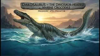 Дакозавр &ndash; морской крокодил с головой динозавра | Доисторический высший хищник
