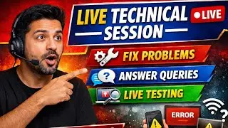 Live Technical Session 🔴 | Real Time Problem Solving & Query Testing