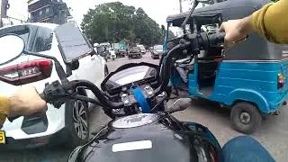 Dense Traffic & Close Calls: Bus with Open Doors, Fast Truck & Train Crossing 🚗🚧🚆