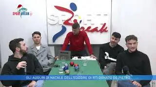 GLI AUGURI DI NATALE DELL'EDITORE DI RTI DONATO DE PIETRO