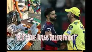 &ldquo;RCB&rsquo;s Fire Burns Yellow Pride!&rdquo; #cricket #viratkohli #ipl #trending #love #shorts #shortvideo