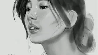 Bae Suzy Digital Painting Process