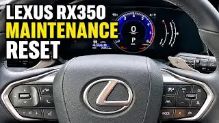 Плановое техническое обслуживание Lexus RX350 2023&ndash;2024 годов / Сброс интервала замены масла