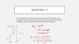 Gravitational Fields 6 - Changes in energy in uniform fields