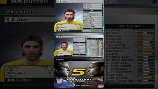 Italy Full Squad in PES 5 &ndash; Full Team & Player Stats | Pro Evolution Soccer 5
