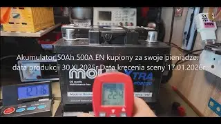 Akumulator Moll Xtra 50Ah 500A L2 | Pomiary.
