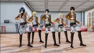 Aot BLACKPINK X Selena Gomez - Ice Cream [MMD]