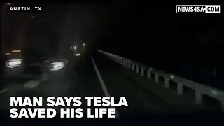 Driver says Tesla FSD saved his life