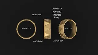 How To Make Faceted Triangle Ring