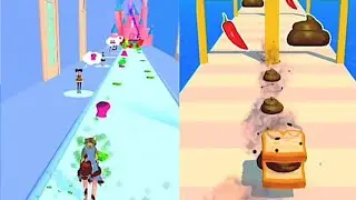 Princess Run 3D VS Sandwich Runner Android Gameplay Walkthrough All New Updates