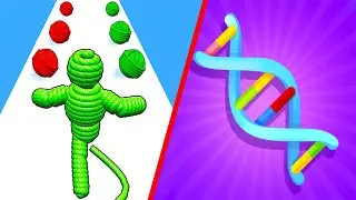 DNA Evolution 3D | Rope Man Run - All Level Gameplay Android,iOS - NEW APK BIG UPDATE