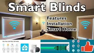 ✅ Умные жалюзи! Установка и настройка &mdash; Управление через Google и Home Assistant &mdash; Беспроводное у...