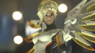 Overwatch Mercy Statue Revealed at PAX East 2018 - IGN Access