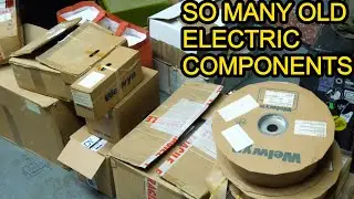 VLOG I Just Got A Bunch Of Vintage Electronic Components BIG HAUL