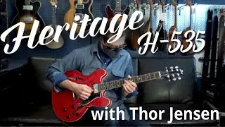 Heritage H-535 in Trans Cherry with Thor Jensen