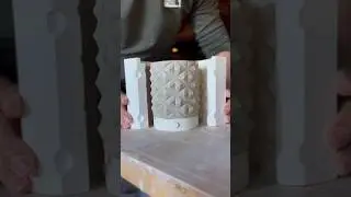 Turning a 3d model into a ceramic cup #ceramic #pottery #3dprinting