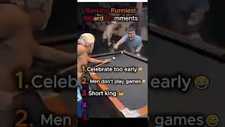Ranking The Funniest Pool ever 🤣🎱 #funnybilliards #shorts #ranking #viral
