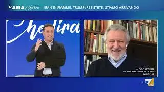Piergiorgio Odifreddi a David Parenzo col tutore al braccio: 
