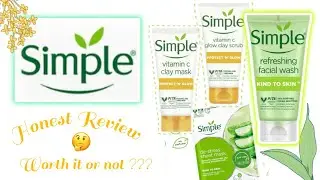 Simple Skin Care Products Review #simplefacewash  #simpleskincareroutine @simpleskincare