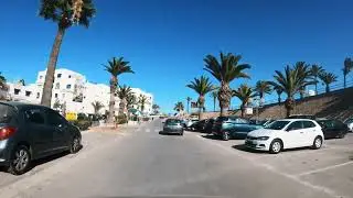 سياقة بالسيارة من المنستير إلى سوسة. driving monastir to sousse