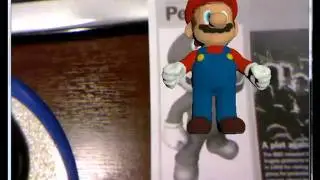 AR mario by natural feature tracking