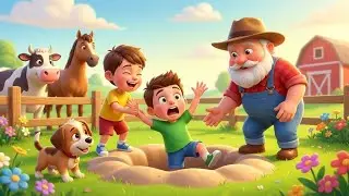 Old MacDonald Had a Farm | Farm Animals | Family Picnic Fun Kids Song