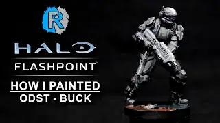 Урок по покраске миниатюры Бака из ODST | Halo Flashpoint